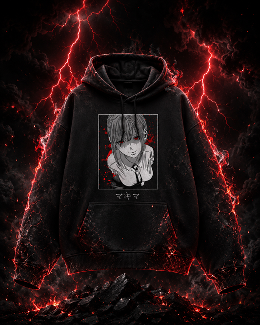 "Makima" Unisex Oversized Hoodie