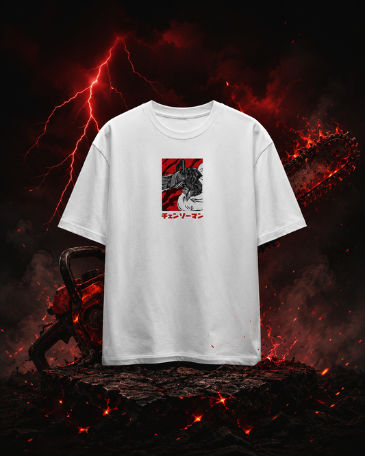 "Chainsaw Man" Unisex Oversized Classic T-Shirt