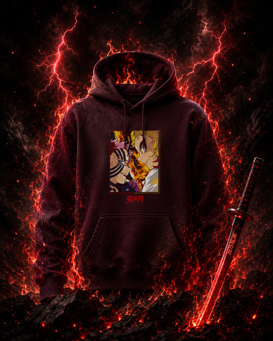 "Kyōjurō Rengoku" Unisex Oversized Hoodie