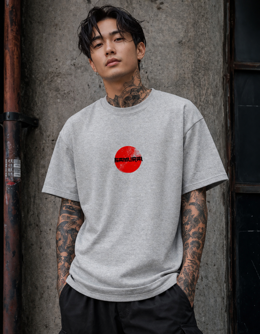 SAMURAI "A Soul Forged In Honor" Graphic Oversized T-Shirt