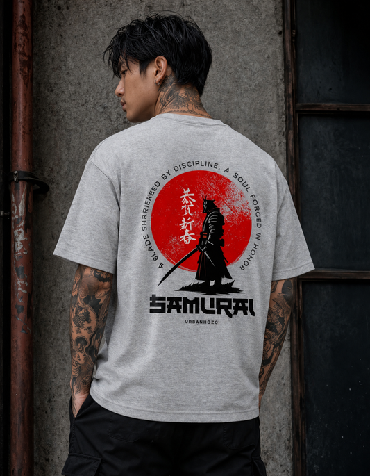 SAMURAI "A Soul Forged In Honor" Graphic Oversized T-Shirt