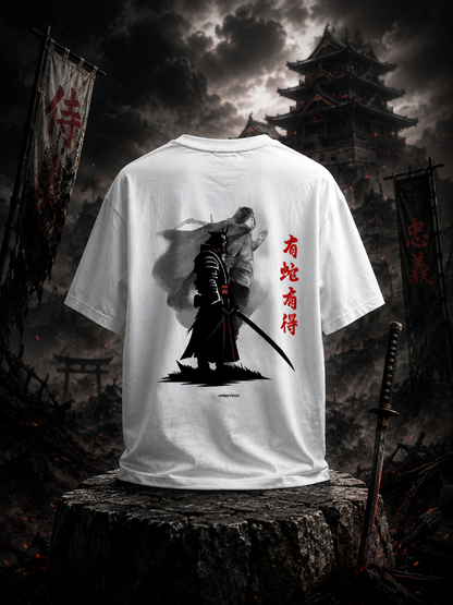 "Ronin Samurai": Premium Unisex Graphic Oversized T-Shirt
