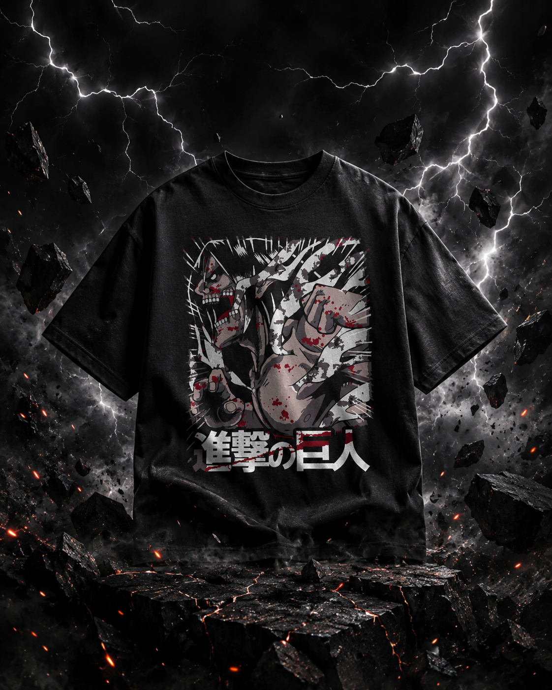 "Eren Yeager" Unisex Oversized Classic T-Shirt
