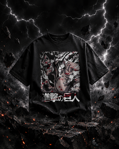 "Eren Yeager" Unisex Oversized Classic T-Shirt