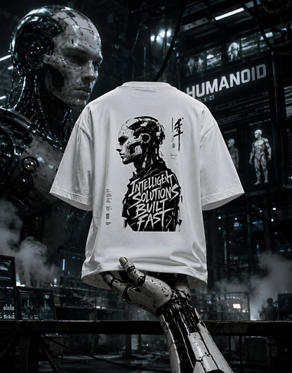 Humanoid Robot Unisex Oversized Classic T-Shirt