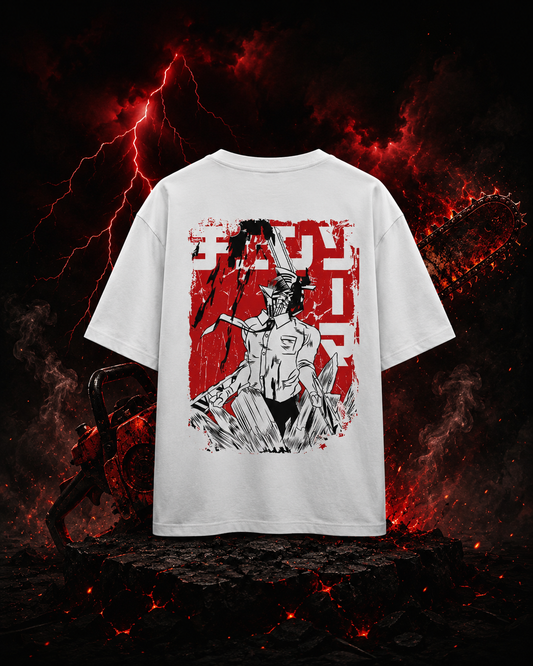 "Chainsaw Man" Unisex Oversized Classic T-Shirt