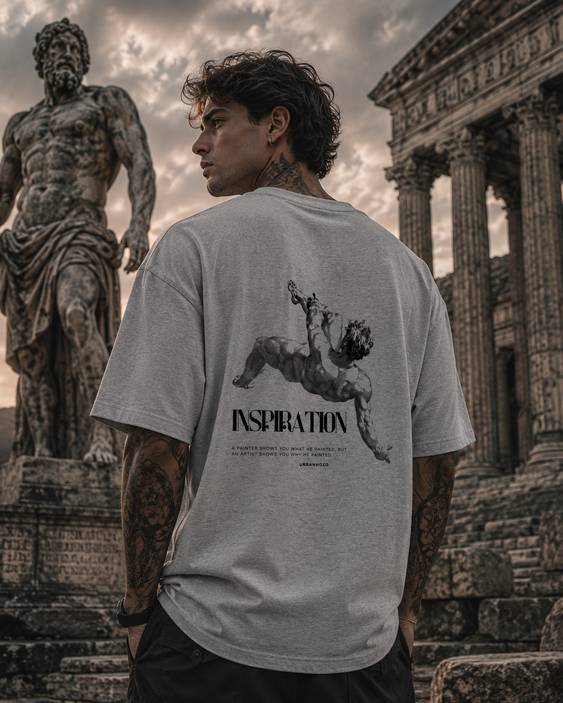 INSPIRATION Graphic Oversized T-Shirt