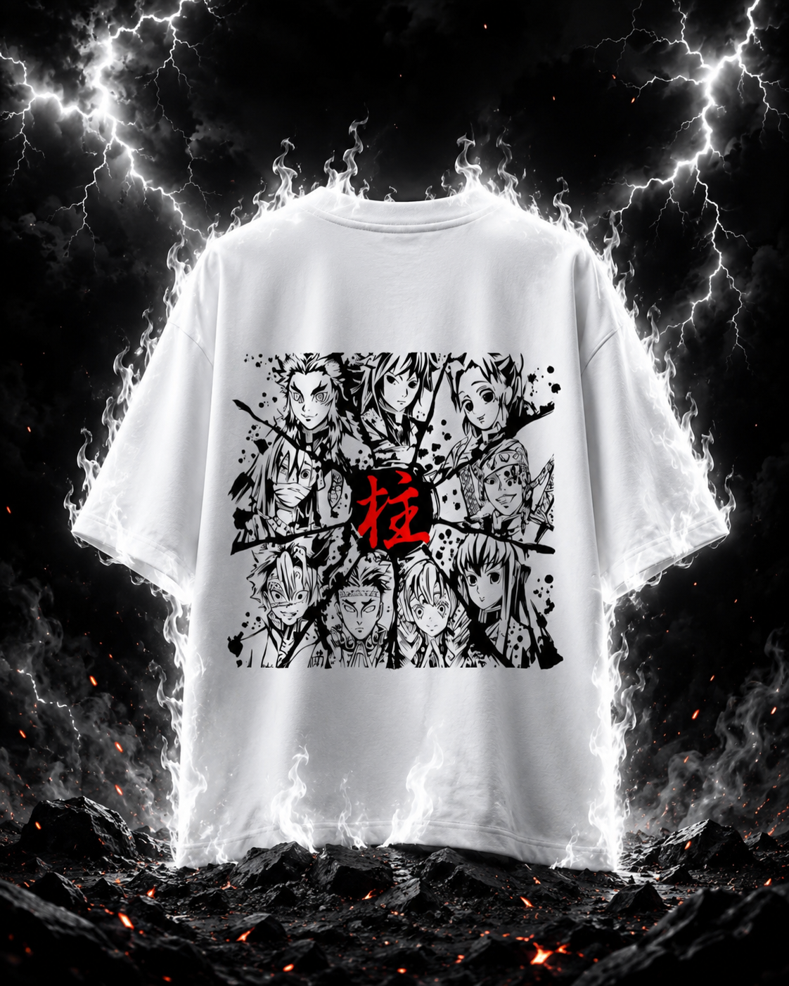 "Demon Slayer" Unisex Oversized Classic T-Shirt