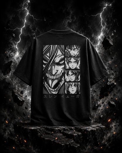 "Eren Yeager" Unisex Oversized Classic T-Shirt