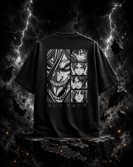 "Eren Yeager" Unisex Oversized Classic T-Shirt