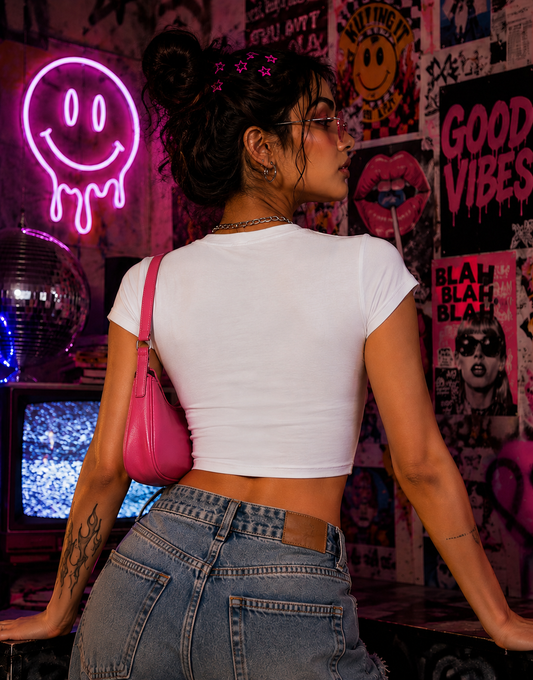 Kaleshi Aurat Baby Tee | Trendy Gen Z Cropped Fit