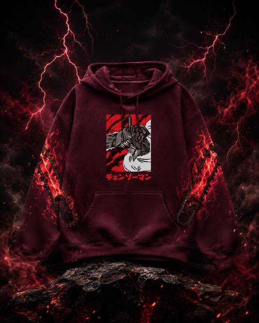 "Chainsaw Man" Unisex Oversized Hoodie