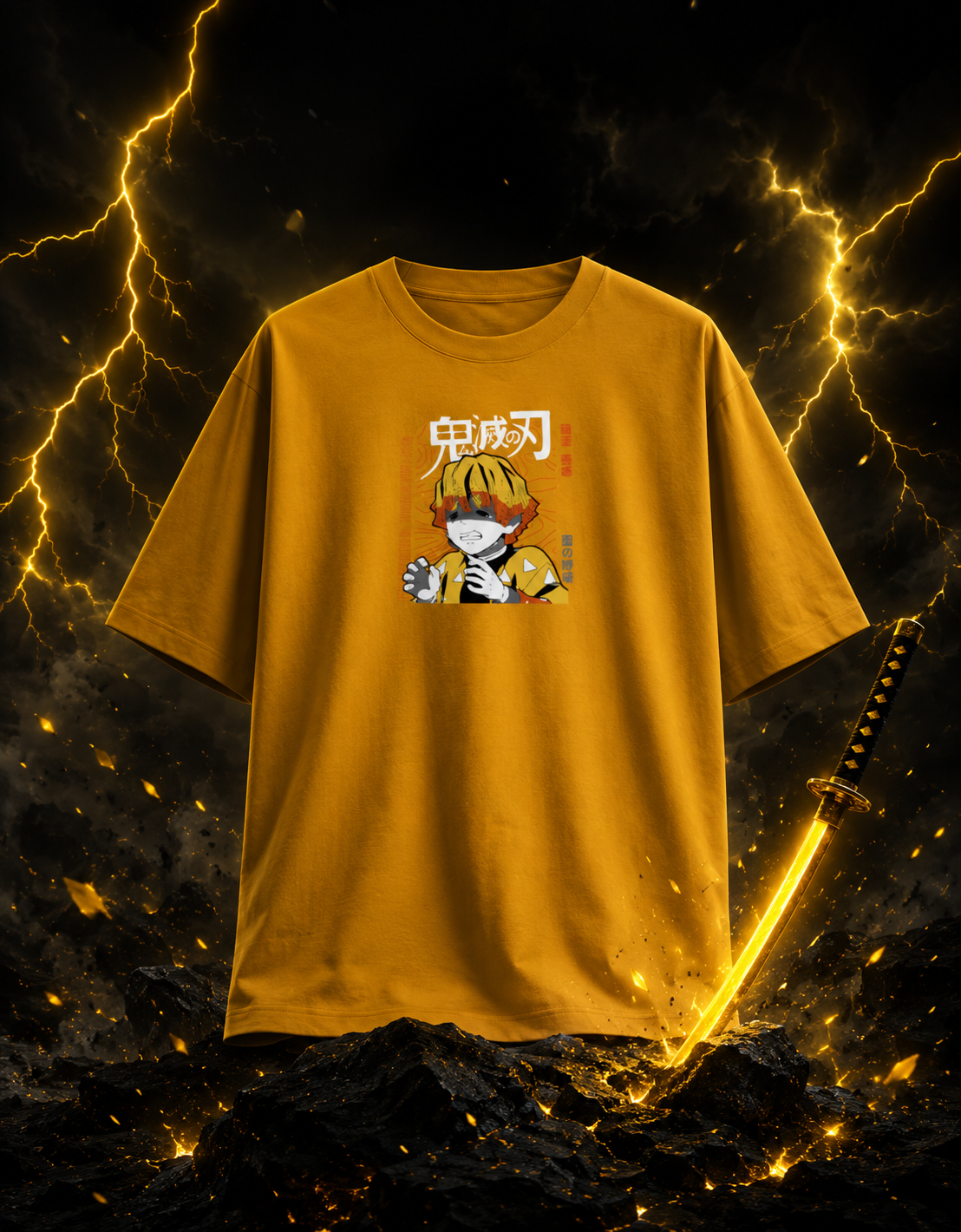 "Zenitsu" Unisex Oversized Classic T-Shirt