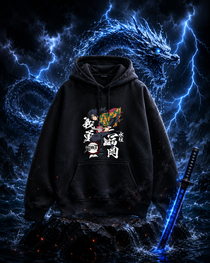 "Giyu Tomioka" Unisex Oversized Hoodie
