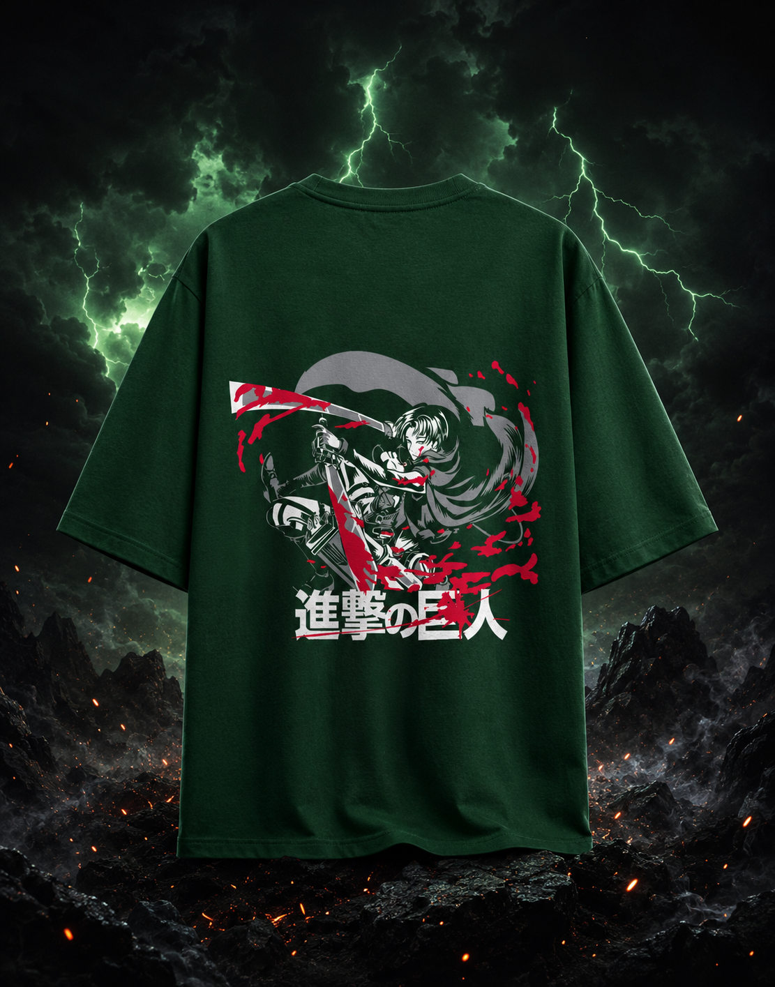 "LEVI ACKERMAN" Unisex Oversized Classic T-Shirt