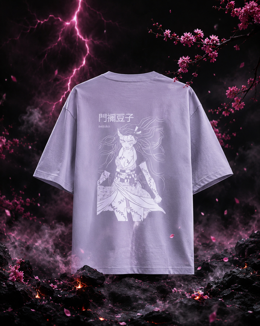 "NEZUKO" Unisex Oversized Classic T-Shirt