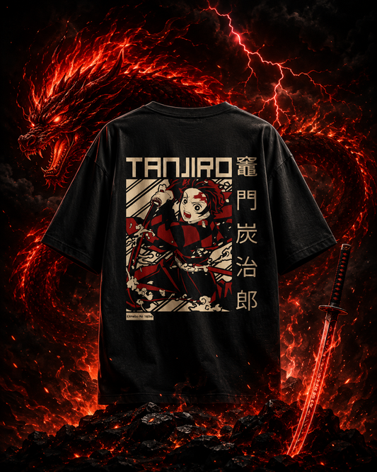 "Tanjiro Kamado" Unisex Oversized Classic T-Shirt