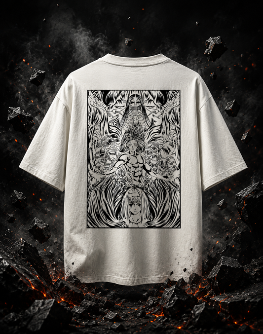 "Attack On Titan" Unisex Oversized Classic T-Shirt