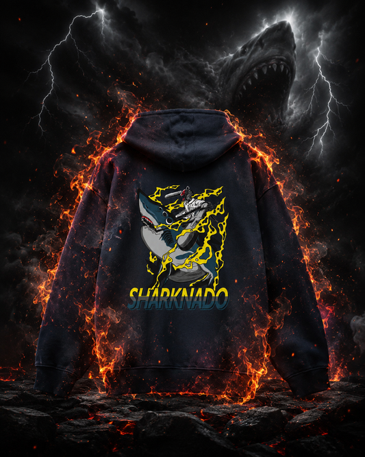 "SHARKNADO" Unisex Oversized Hoodie