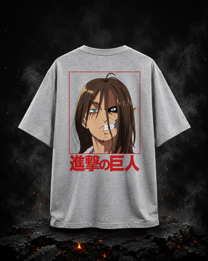 "Eren Yeager" Unisex Oversized Classic T-Shirt