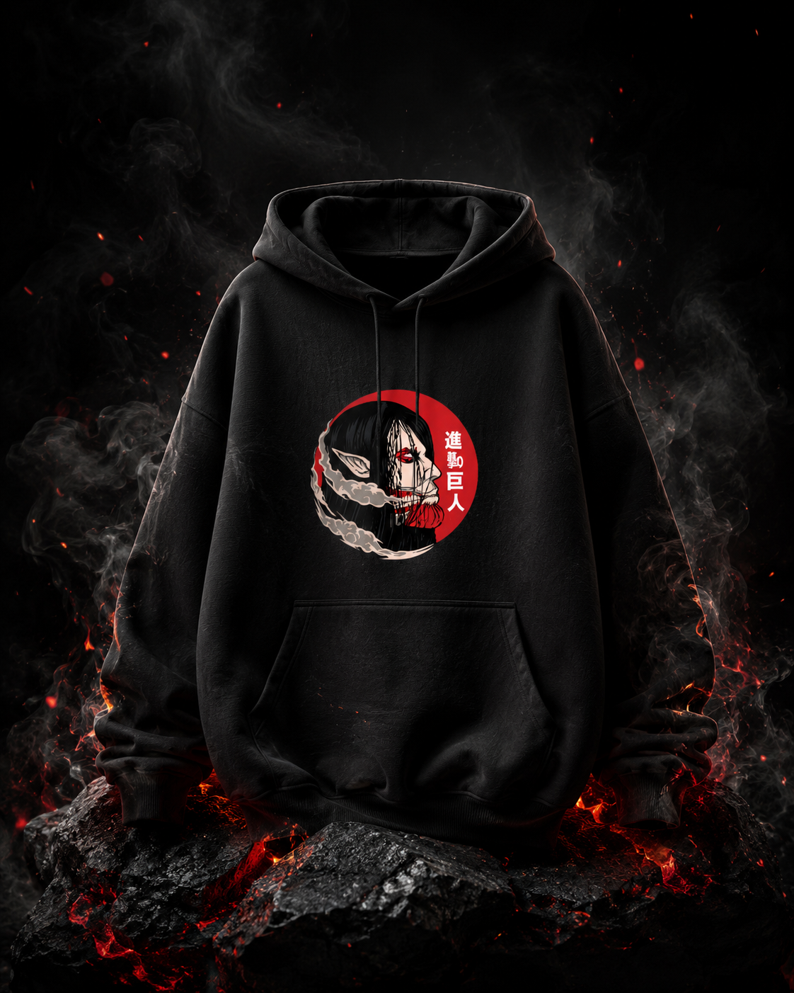 "ATTACK ON TITAN" Unisex Oversized Hoodie