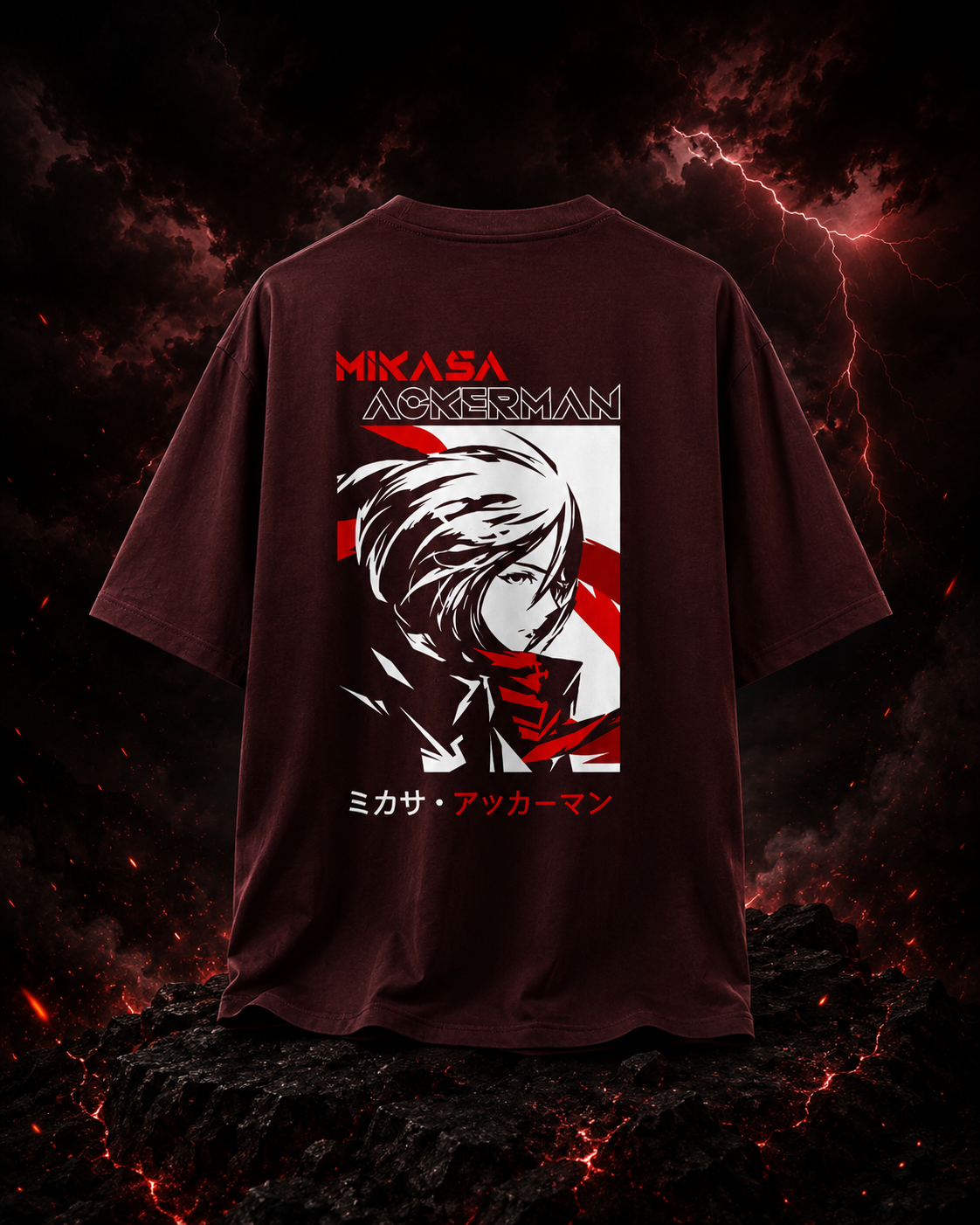 "MIKASA ACKERMAN" Unisex Oversized Classic T-Shirt