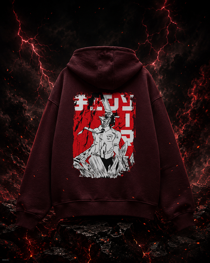 "Chainsaw Man" Unisex Oversized Hoodie