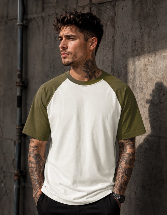 Classic Half Sleeves Raglan T-Shirt