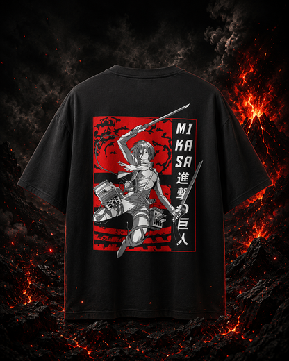 "MIKASA" Unisex Oversized Classic T-Shirt
