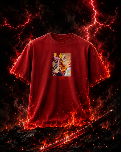 "Kyōjurō Rengoku" Unisex Oversized Classic T-Shirt