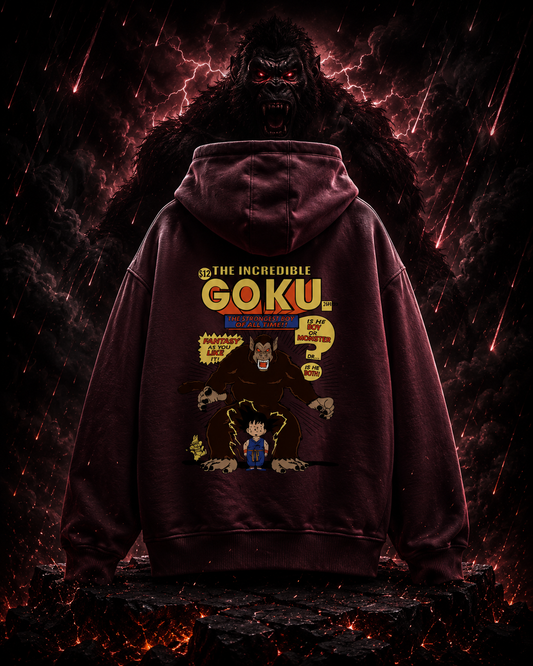 "The Incredible GOKU" Unisex Oversized Hoodie