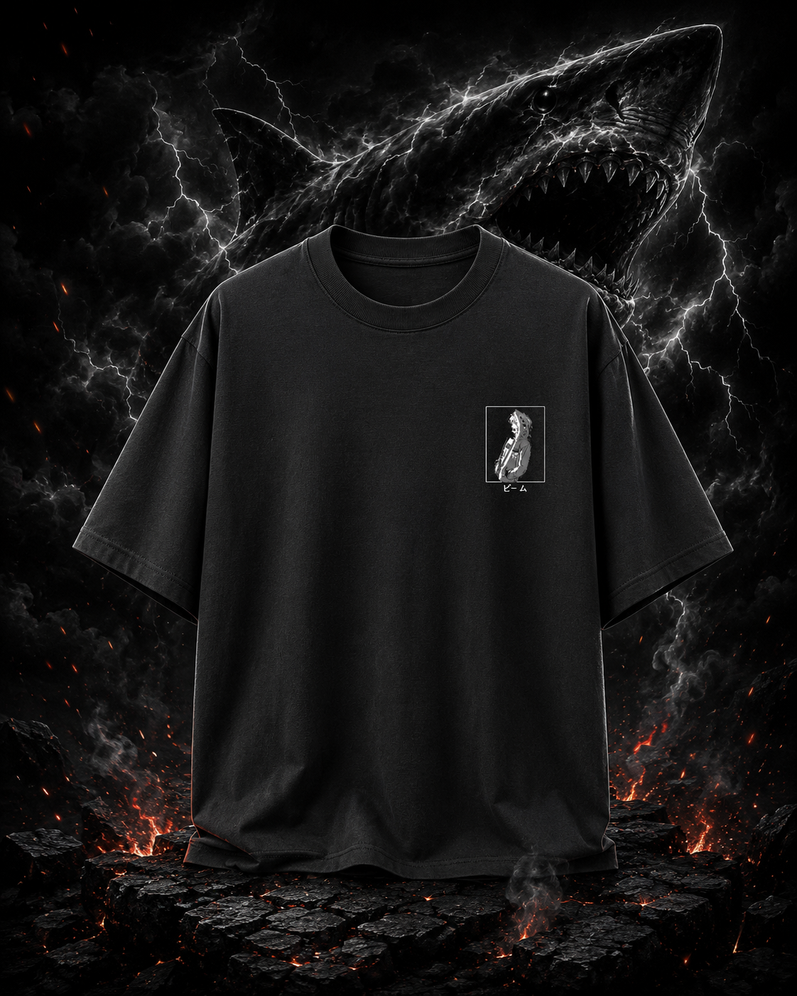 "SHARKNADO" Unisex Oversized Classic T-Shirt