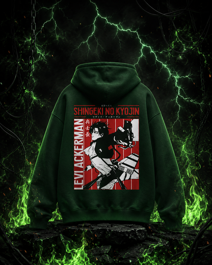 "LEVI ACKERMAN" Unisex Oversized Hoodie