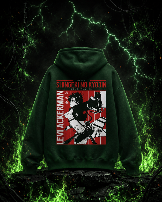 "LEVI ACKERMAN" Unisex Oversized Hoodie