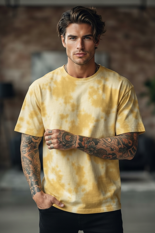 Tie Dye Pattern Oversized T-Shirt