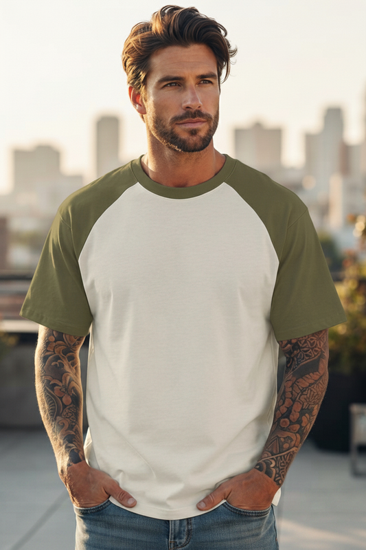 Classic Half Sleeves Raglan T-Shirt